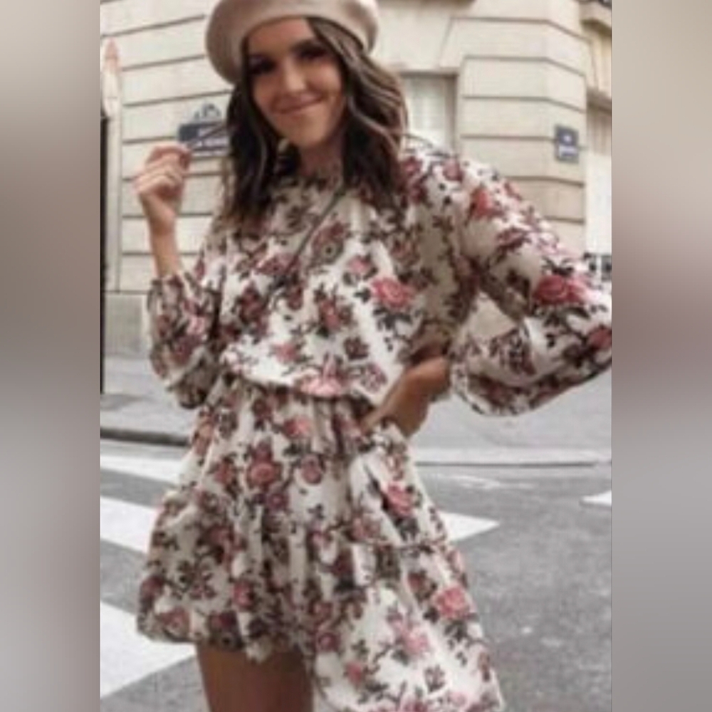 Aritzia Wilfred Floral Print Women's Dress
